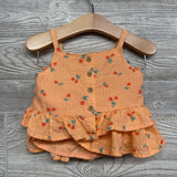 Textured Button Up Tank Top & Skort Star Cherries 18M