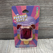 NEW Pucker Pops Coconut Mango Flavored Lip Gloss Metallic Dog