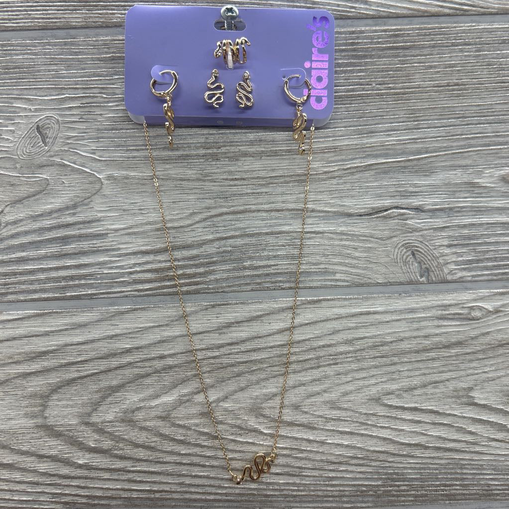NEW Snake Necklace & Earings