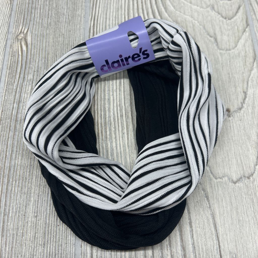 NEW 2 Pk Headwraps Stripes Solid