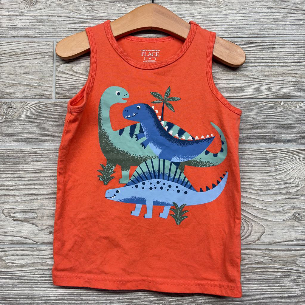 Tank Top Dinosaurs 4t
