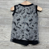 2 Pc Tank Top & Mesh Active Shorts Side Stripe 24M