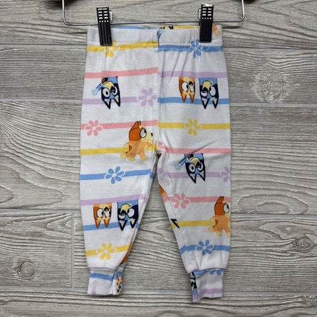 2 Pc PJs Stripes Flowers 18M