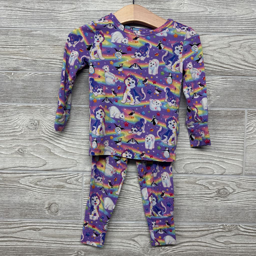2 Pc LS Bamboo PJs Lisa Frank 12-18M