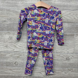 2 Pc LS Bamboo PJs Lisa Frank 12-18M