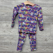 2 Pc LS Bamboo PJs Lisa Frank 12-18M