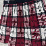Plaid Knit Skirt 7-8
