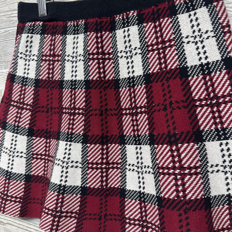 Plaid Knit Skirt 7-8