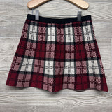 Plaid Knit Skirt 7-8