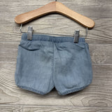 Chambray Shorts 2T