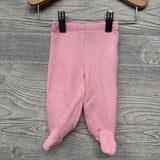 Waffle Knit Footed Pants NB