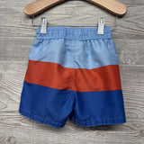 Swim Trunks Stripes Spider-Man 2T