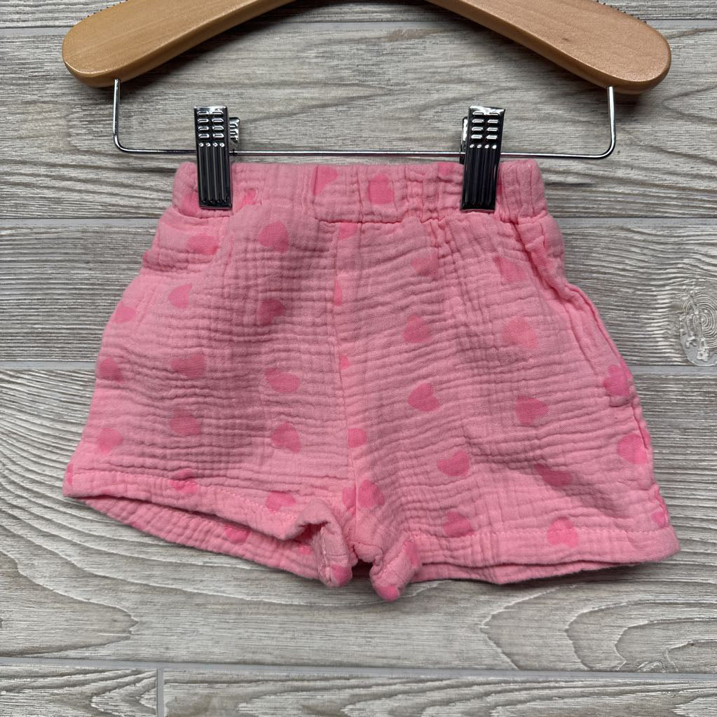 Gauze Peplum Tank Top & Shorts Dots 9-12M