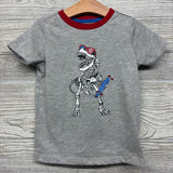 Shirt T Rex W/ Glasses & Skateboard 4t