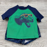 NEW Swim Shirt & Trunks Dinosaur 6M