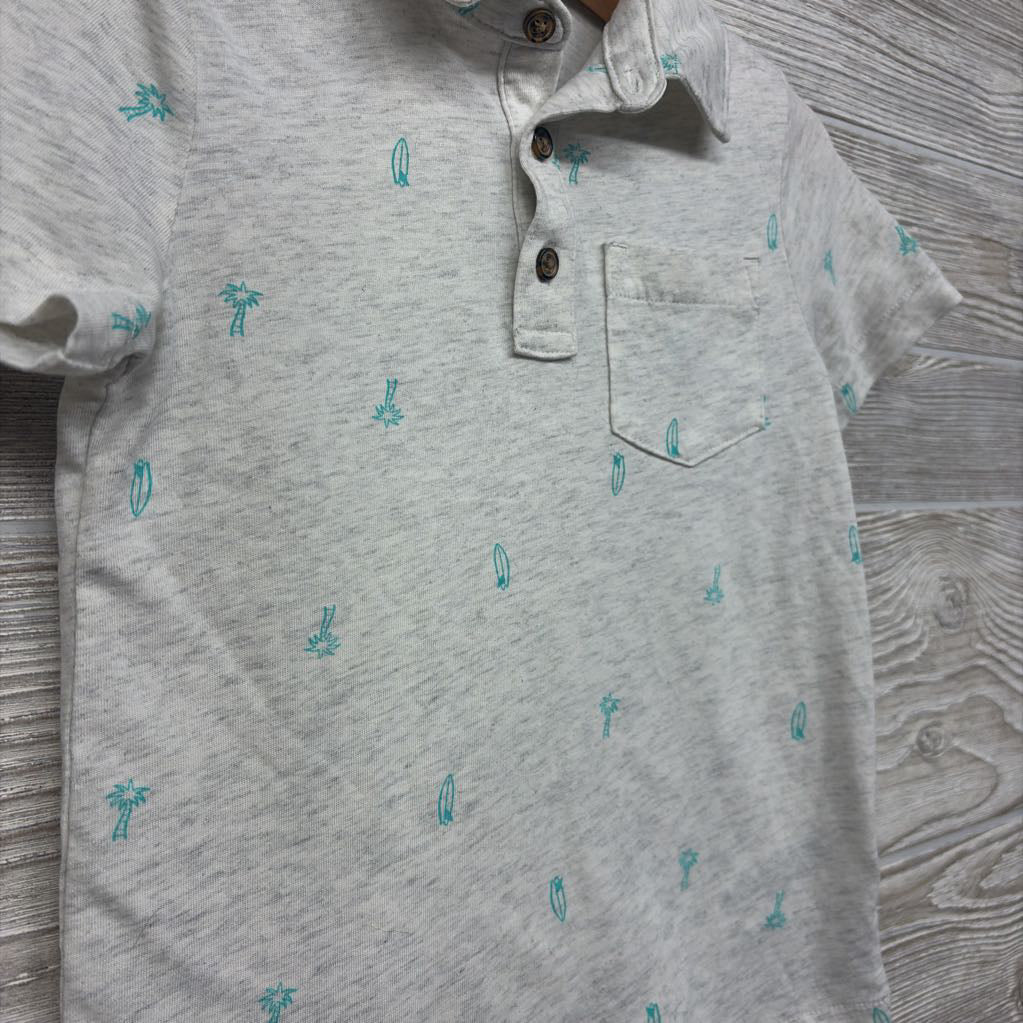 Polo Shirt Palm Tree 3t