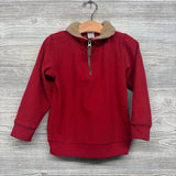 1/4 Zip Pullover Faux Fur Collar 4t