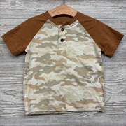 Henley Shirt Camo 3t
