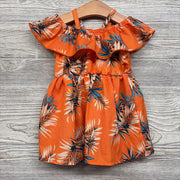 Off The Shoulder Dress Flowers 6-9M
