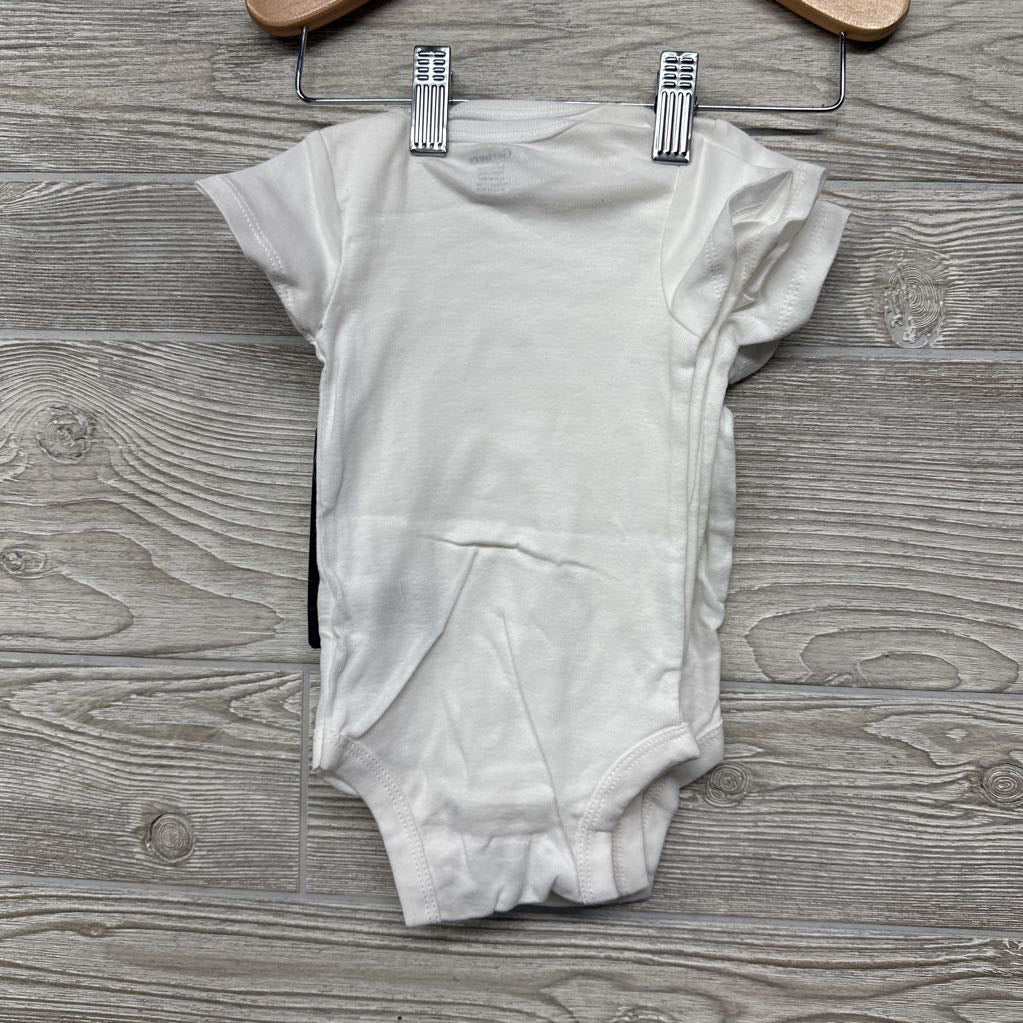 NEW 4 Pk Bodysuits 0-3M