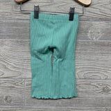 Ribbed Flare Pants Lettuce Trim 6-9M