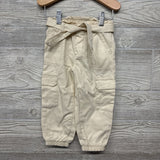 Paperbag Cargo Pants W/ Belt 2T