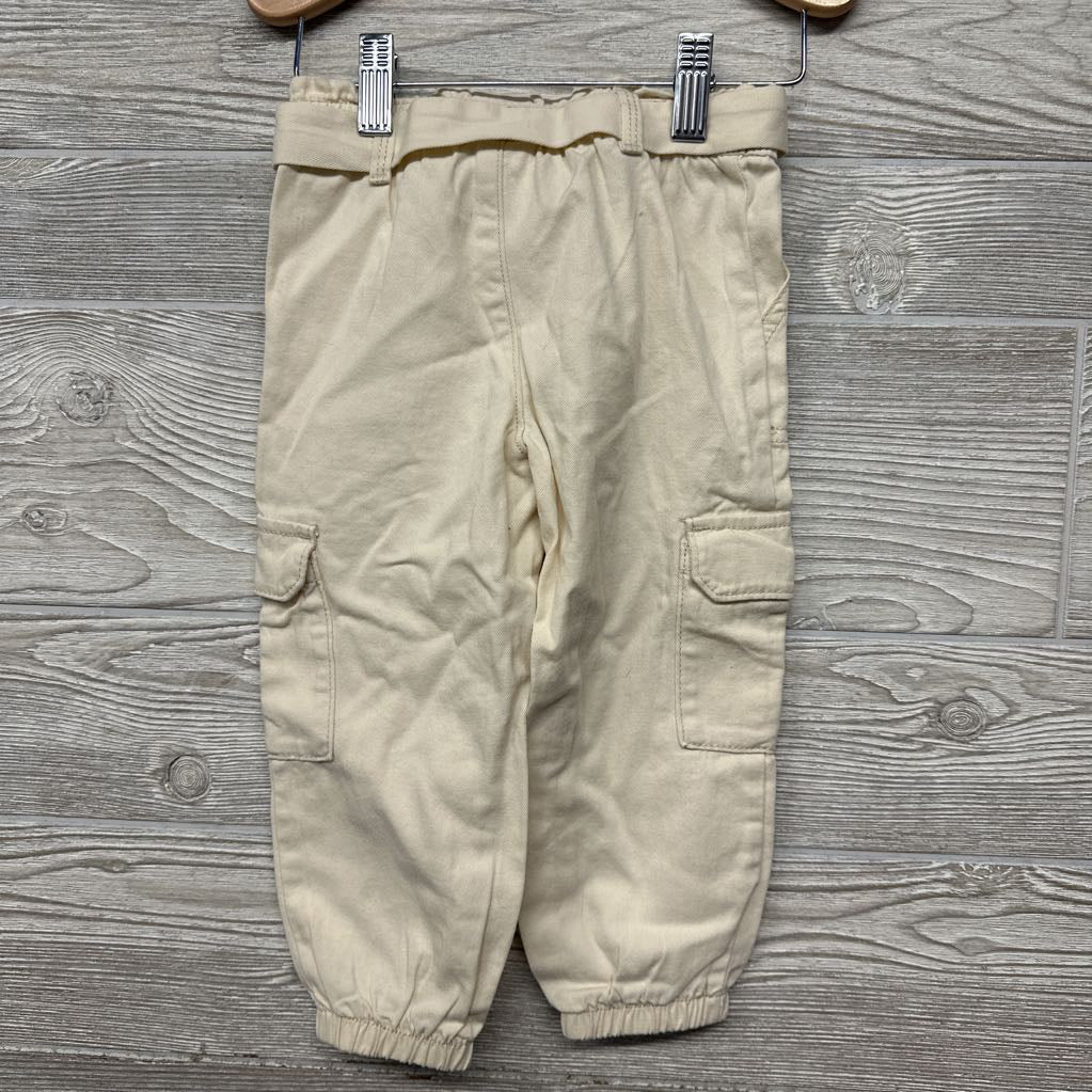 Paperbag Cargo Pants W/ Belt 2T