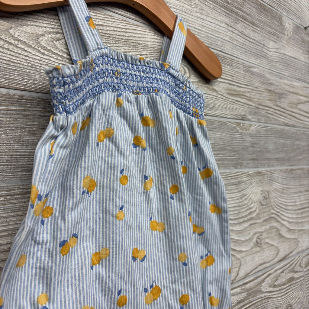 Romper Lemons & Smocked Top 18M