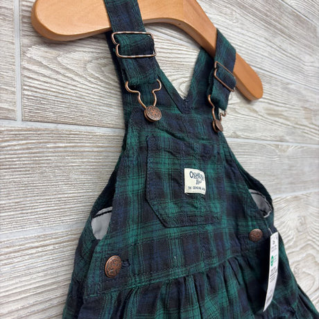 NEW Plaid Skirtall 12M