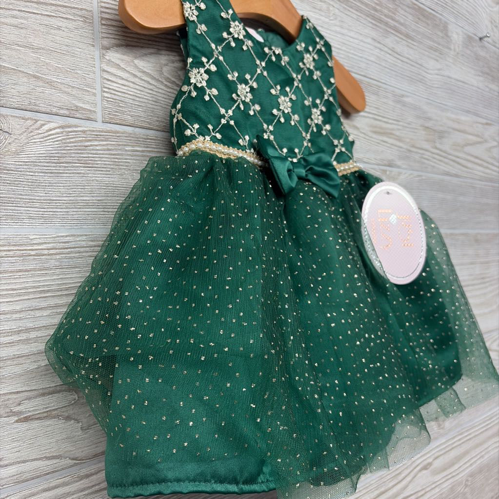 NEW Tulle Dress Flowers Dots 12M