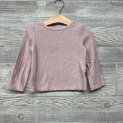 Ribbed LS Shirt W/ Glitter 2t