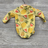 1/4 Zip Swimsuit Pineapple & Watermelon 3M