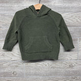 Waffle Knit Sweater W/ Hood 18M