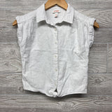 Muslin SS Button Up Shirt Eyelet Flowers 8