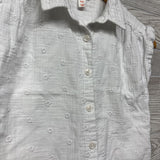 Muslin SS Button Up Shirt Eyelet Flowers 8