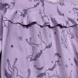 Fleece Pj Gown Unicorn 8-10