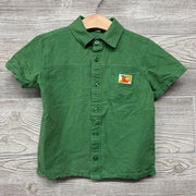 SS Button Up Shirt Apple 4t