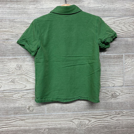 SS Button Up Shirt Apple 4t