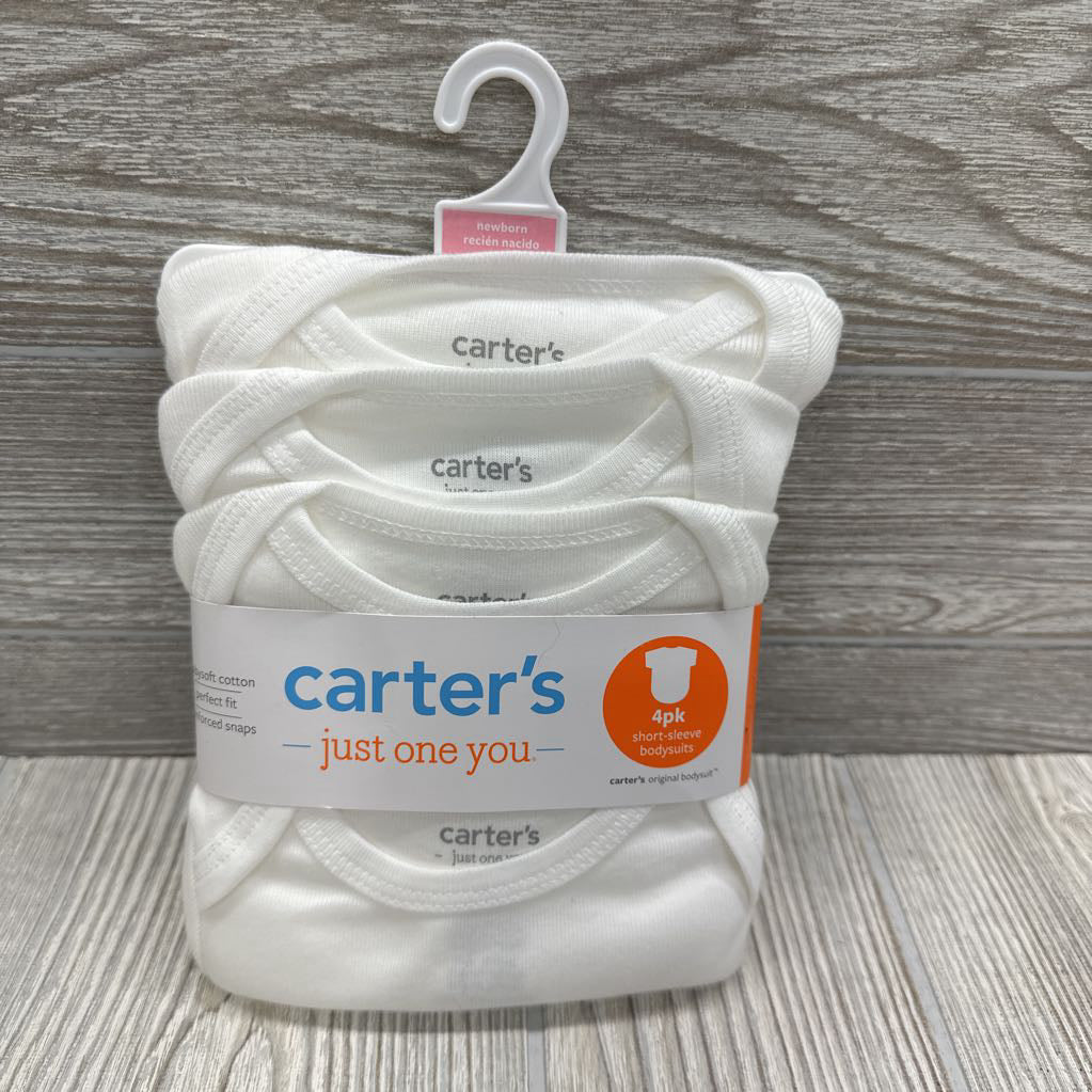 NEW 4 Pk Bodysuits NB