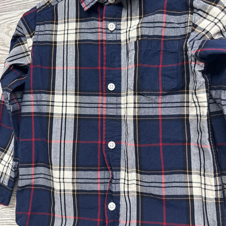 Plaid Button Up Shirt 4t