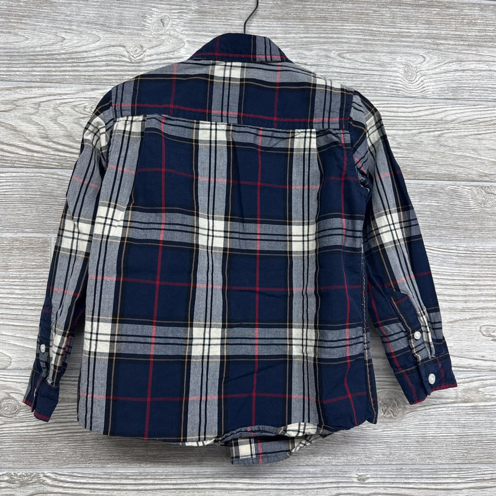 Plaid Button Up Shirt 4t