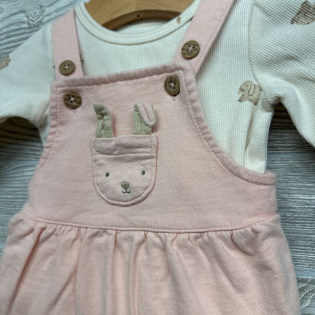 Jumper & Ribbed LS Shirt Rabbits 3M