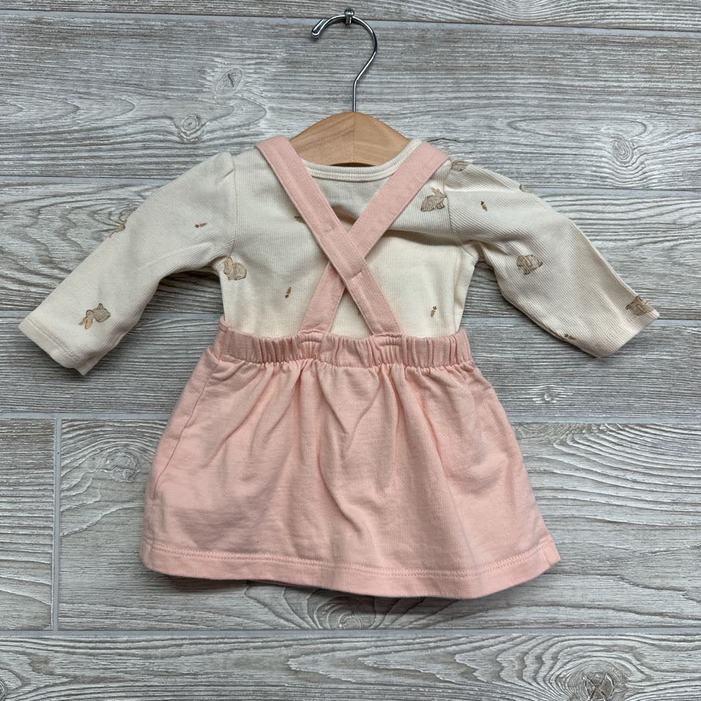 Jumper & Ribbed LS Shirt Rabbits 3M