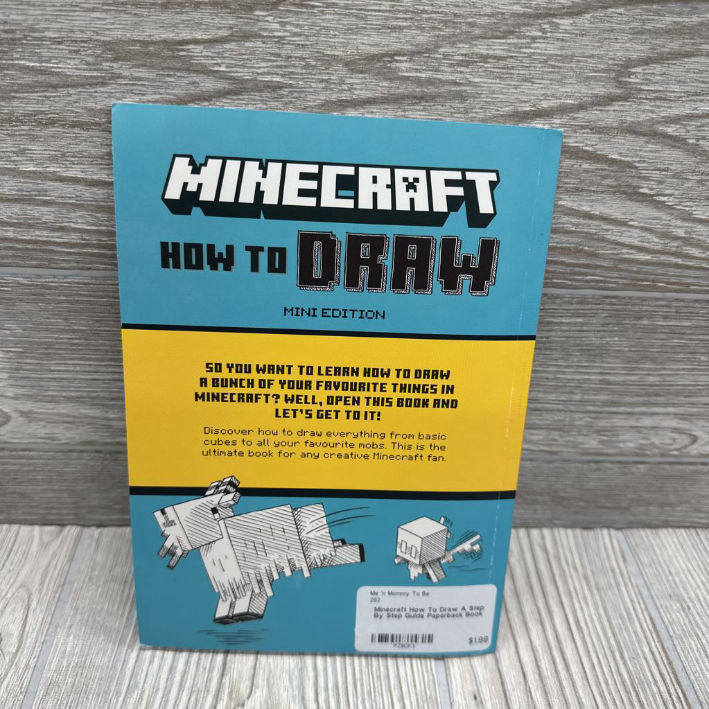 Minecraft How To Draw A Step By Step Guide Paperback Book