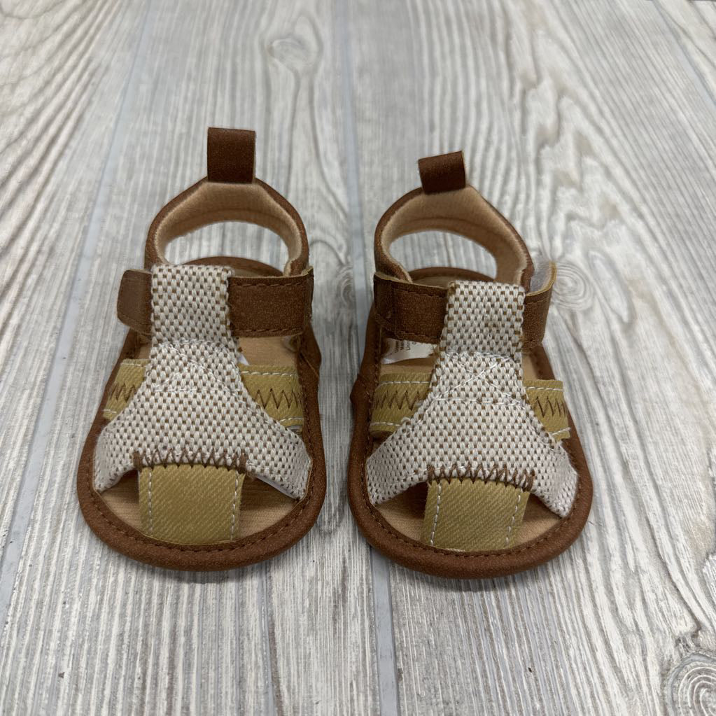 Velcro Soft Sole Closed Toe Sandals 1C