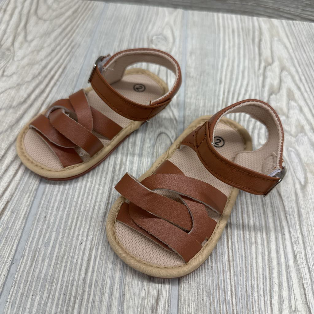 Velcro Strappy Sandals 2C