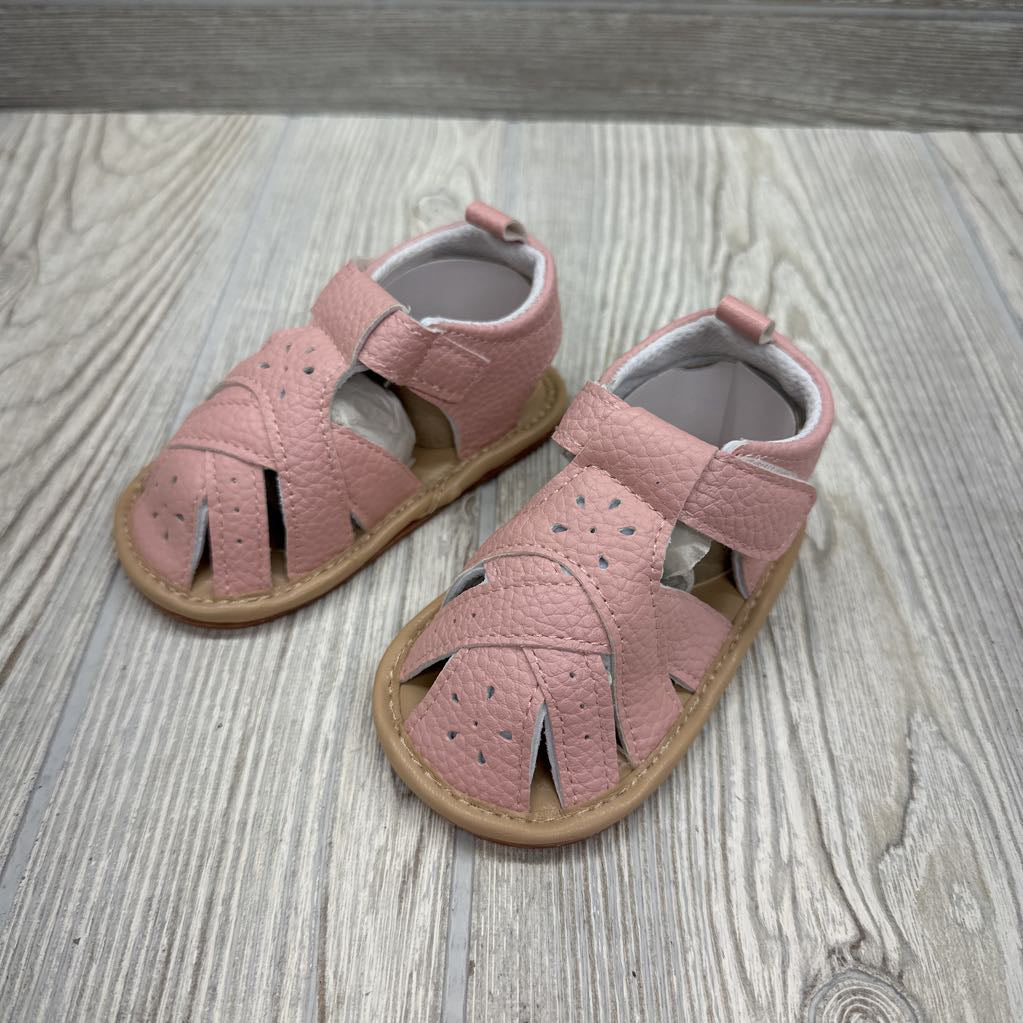NEW Velcro Closed Toe Sandals 3C