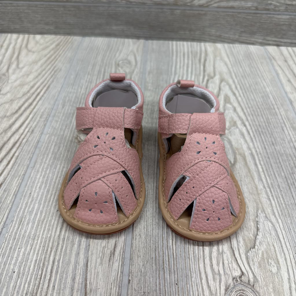 NEW Velcro Closed Toe Sandals 3C