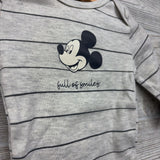 LS Bodysuit Mickey Mouse 3-6M