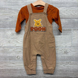 Corduroy Overalls LS Bodysuit Winnie The Pooh 12M